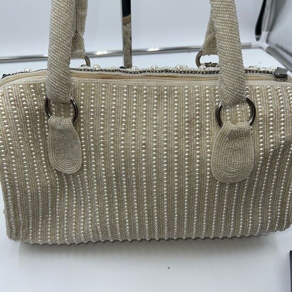 Vintage Addiction From a Distant Time Fully Beaded and Prong Set Rhinestone Bag - Picture 6 of 15